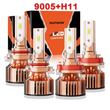 12000K LED Headlight High Low Beam+Bulbs For Chevy Silverado 1500 2500 2007-2015