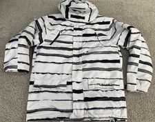 Animal Anitex Technical Large Vintage Ski Snowboarding Men's Jacket White/black