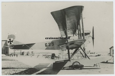 REPRO Foto Hansa-Brandenburg GNW Wasserflugzeug ''625'' am Flugplatz 1916