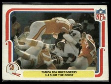1980 Fleer Team Action #54 3-4 Shut the Door