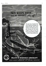 Pratt And Whitney Aircraft, Hartford, Connecticut, WW2 Print Ad June 1938