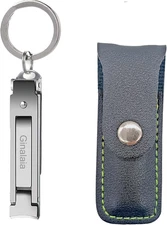 Stainless Steel Portable Nail Cutter，German Keychain Nail Clipper with File for