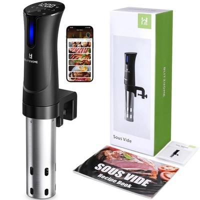 BLITZHOME Sous Vide Cooker, WiFi 1100W Sous Vide Machine with APP Recipes, Ac...