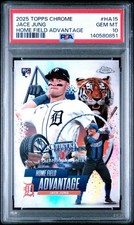 2025 Topps Chrome Jace Jung HA15 Home Field Advantage Tigers SSP PSA 10 GEM MINT