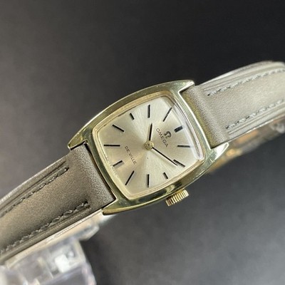Omega De Ville Antique Gold Tonneau Watch Manual Cal.620