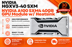 NVIDIA A100 SXM4 40GB HGXV3-40 GPU Module w/ Heatsink