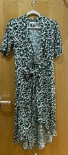 Green And White Patterned Ganni Dress Size 36 (size 8)