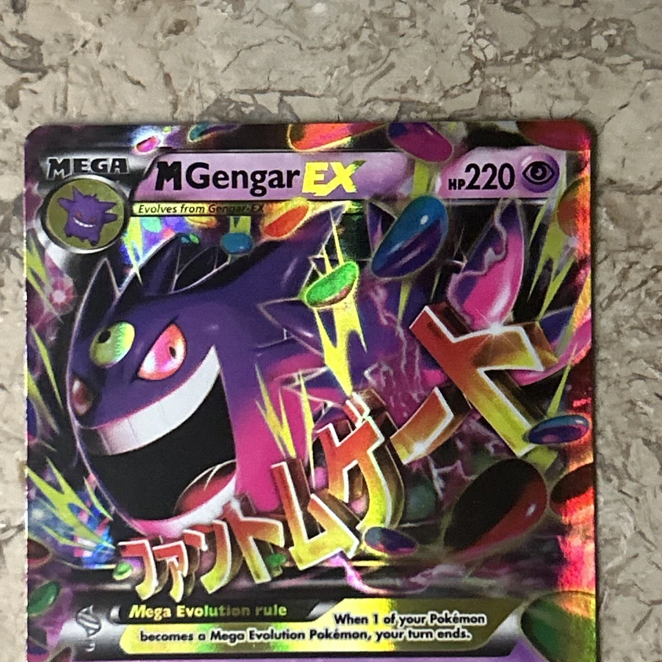 Pokemon TCG: XY Phantom Forces - Mega M Gengar EX 35/119 casi como nuevo Foto 2 de 4