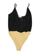 WAYF Women Gold Bodysuit L