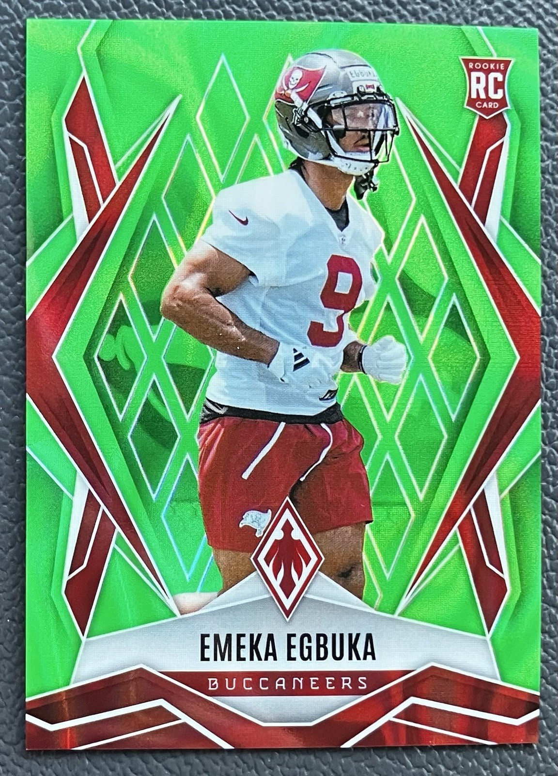 2025 Panini Phoenix Emeka Egbuka Rookie Lime Green Lava /225 Buccaneers