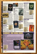 1996 Illuminati New World Order Card Game REVIEW Print Ad/Poster CCG TCG Art 90s