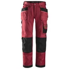 Snickers Trousers Duratwill Holster Pockets (Size 50) 35W 32L Chilli Red/Blk