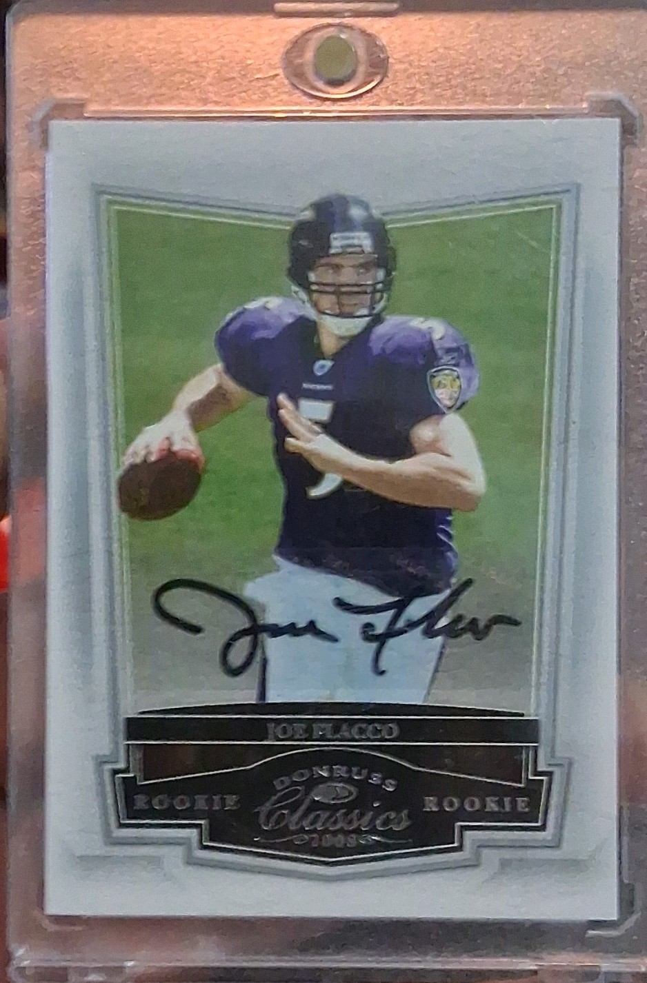 Joe Flacco Donruss Classics #219 Autograph