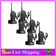 Long-Range Walkie Talkies,16Channel,Rechargeable,w Headphones  Flashlight 6Pk