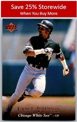 Lance Johnson 1995 Upper Deck #437 Chicago White Sox
