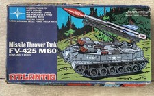 Rare Atlantic Missile Thrower Tank FV-425 M60 Model Kit