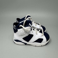 Nike Air Jordan Retro 6 TD Toddler Size 6C Olympic Navy Shoes DV3606-164