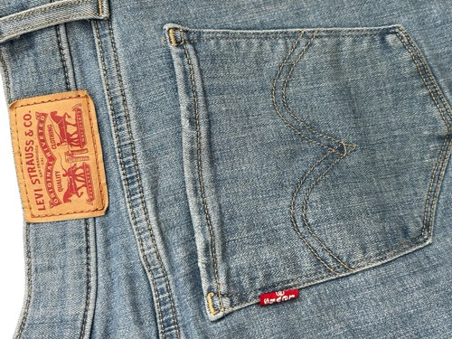 Levis Classic Straight Leg Jeans Stretch, Sz 28 Y2K - Bild 6 von 9