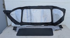 Robbins Everflex Black British Vinyl Convertible Top Fixed Rear Window For Mgb
