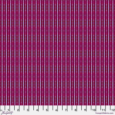 Stria Medium, Plum - Billy Reue, Mosaic, Quilt Fabric 100% Cotton By Yard