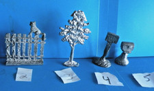 Doll house miniature Cat fence Tree pumpkin patch sign mail box 4styles PICK 1 M