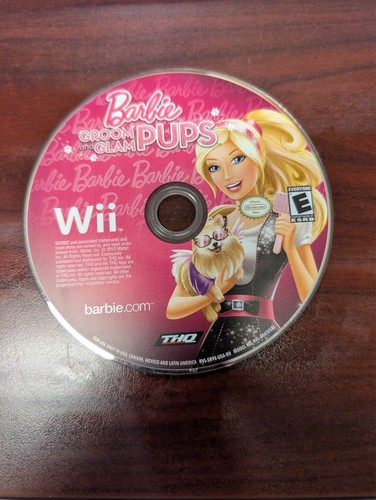 Barbie: Groom and Glam Pups (Nintendo Wii, 2010) NO TRACKING - DISC ONLY 5998