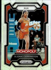 2024 Panini Prizm Monopoly WNBA #17 DiJonai Carrington Silver Prizms