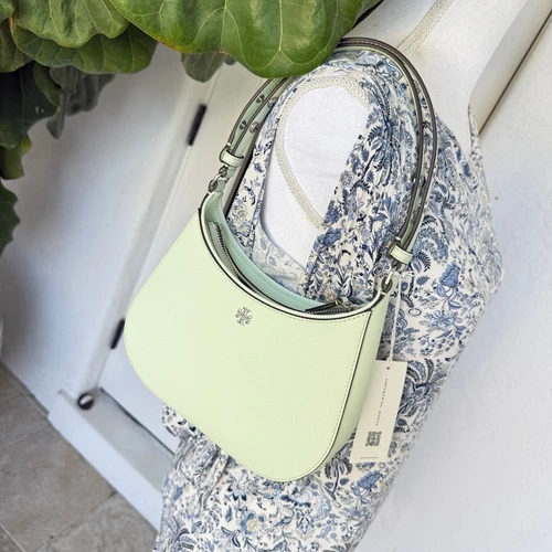 Borsa a tracolla Tory Burch Emerson nebbia prato 150258