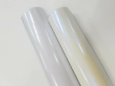 GLOSS Pearl White Blue Vinyl Vehicle Car Auto Wrap Film Decal Sheet Roll