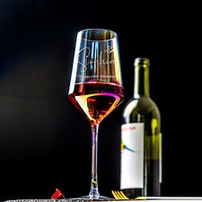 Personalised Wine Glass Engraved Any Text Birthday Retirement Anniversary Gift