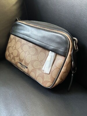 NWT! RARE! Coach F50715 Graham Crossbody In Signature Canvas IN