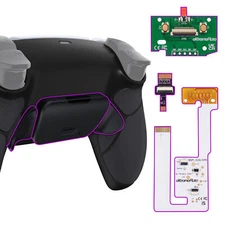 Paddles Back Shell & Button RISE V3 Remap Kit for PS5 Controller BDM-030 040 050