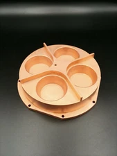 Ferrotec Temescal PN 0715-8454-0 4x25cc Copper Crucible for Egun STIH-270-2CK