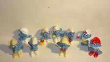 *EINZELFIGUREN zur Auswahl* WEIß-SCHLIERIG bemalt E. D. D. S. Schlümpfe ORIGINAL