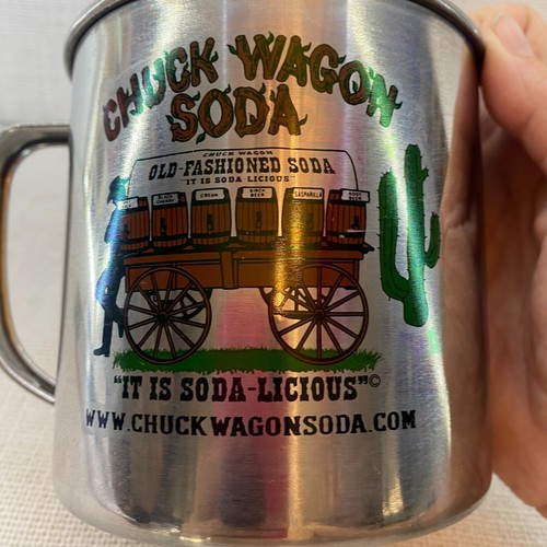 Taza de refresco de acero inoxidable Sturgis Motorcycle Rally 75th Chuck Wagon 2015 - Imagen 5 de 9