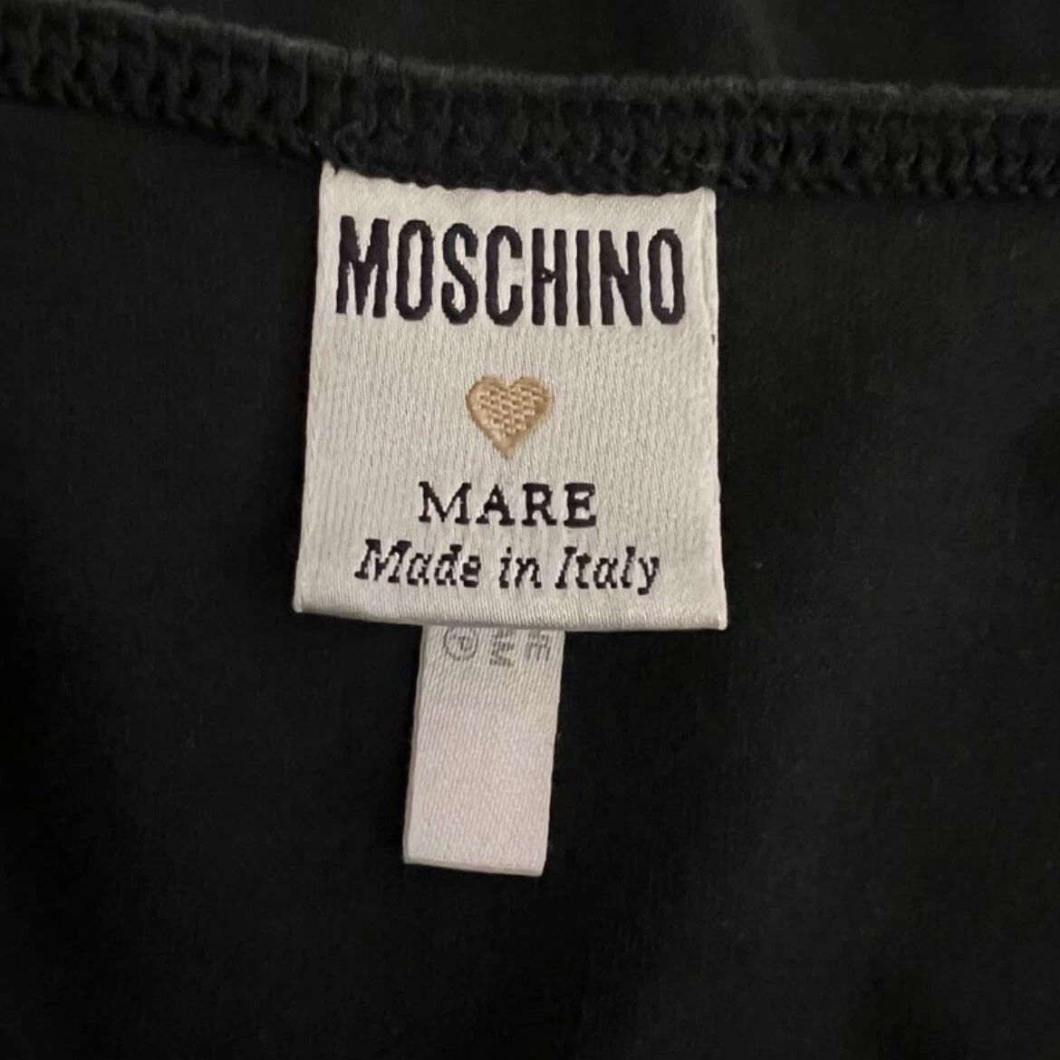 Mini abito vintage in maglia Minnie Mo Moschino Mare anni 80