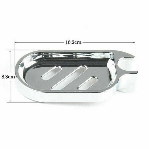 Bathroom Shower Clip-on Soap Dishes Holder Stand Tray Fit for 25mm Tube Home - Picture 5 of 12