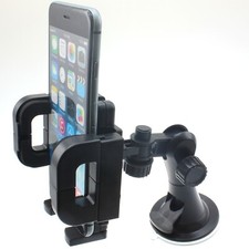 Car Mount Windshield Holder Glass Cradle Rotating Dock Suction for Cell Phones