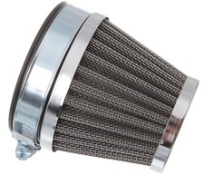 Tuning Konisch Rund Sport Luftfilter Chrom 42 mm für MZ ETZ 150 Chopper Cruiser