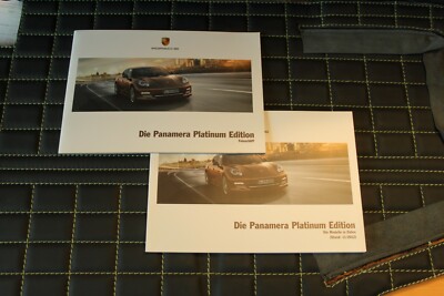 RAR Prospekt/brochure Set Porsche Panamera Platinum Edition & Preise 2012