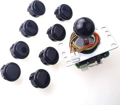High-Quality Japanese Joystick & Button Kit for Superior Arcade Game Performance