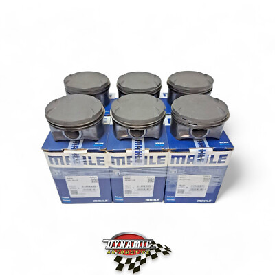 6X 84.50MM ORIGINAL MAHLE PISTON & RING FOR BMW M54 M54B25 2.5 E36