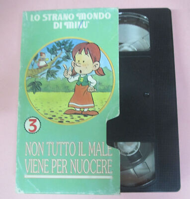 VHS film LO STRANO MONDO DI MINU'3 Non tutto il male viene nuocere (F160) no dvd