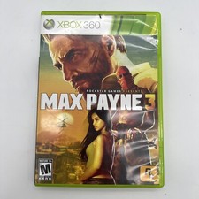 Max Payne 3 w/ Manual Both Discs (Microsoft Xbox 360, 2012) Complete CIB