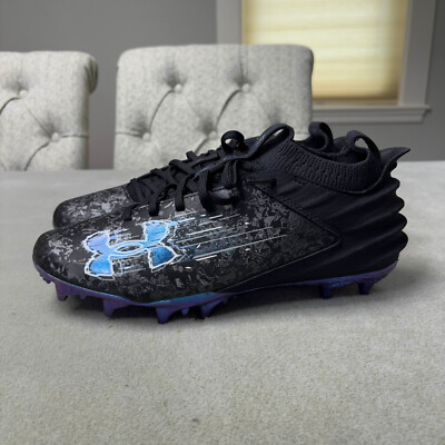 Under Armour Blur 2 MC‎ Suede Black Football Cleats Men\'s Sizes 7.5 Under Armour Men main image 4