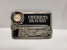 AMERICAS BRAVEST LADDER TRUCK BELT BUCKLE