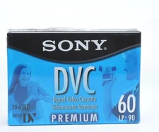Sony DVC Premium Mini DV Digital Video Tape DVM60R 60 Minute New