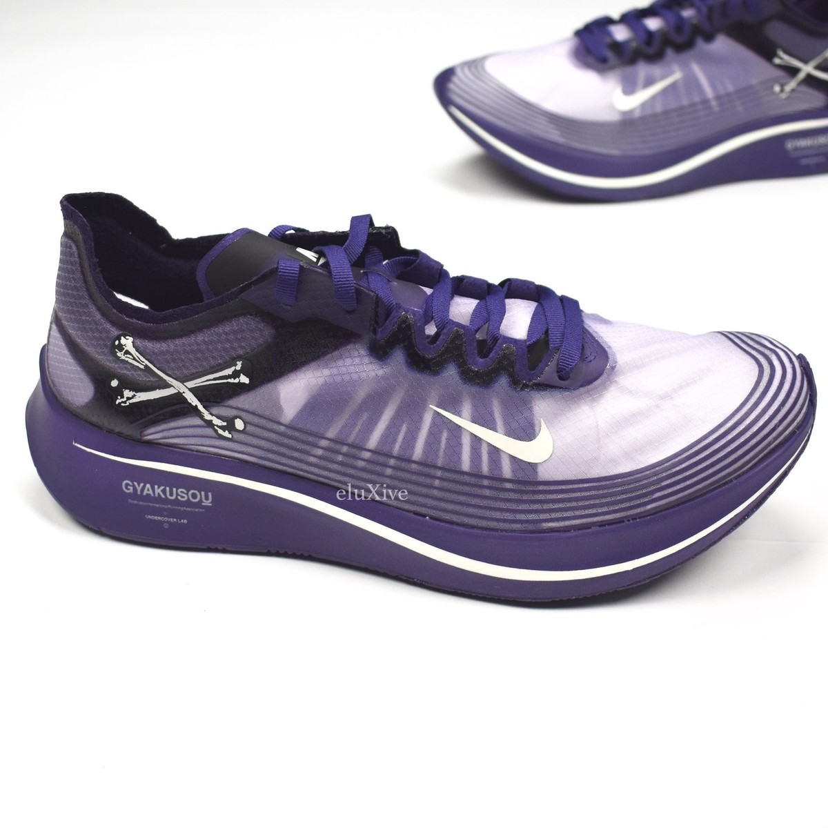 NWT Nike Undercover Zoom Fly Gyakusou Ink Purple Sneakers Mens 10
