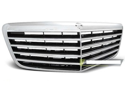 Rejilla delantera for Mercedes W211 E-CLASS 06-09 AVANTGARDE STYLE Envío gratis 