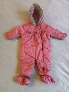 mothercare snowsuit baby girl
